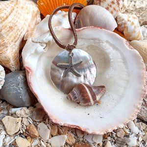 One of a Kind Natural Shell Necklace